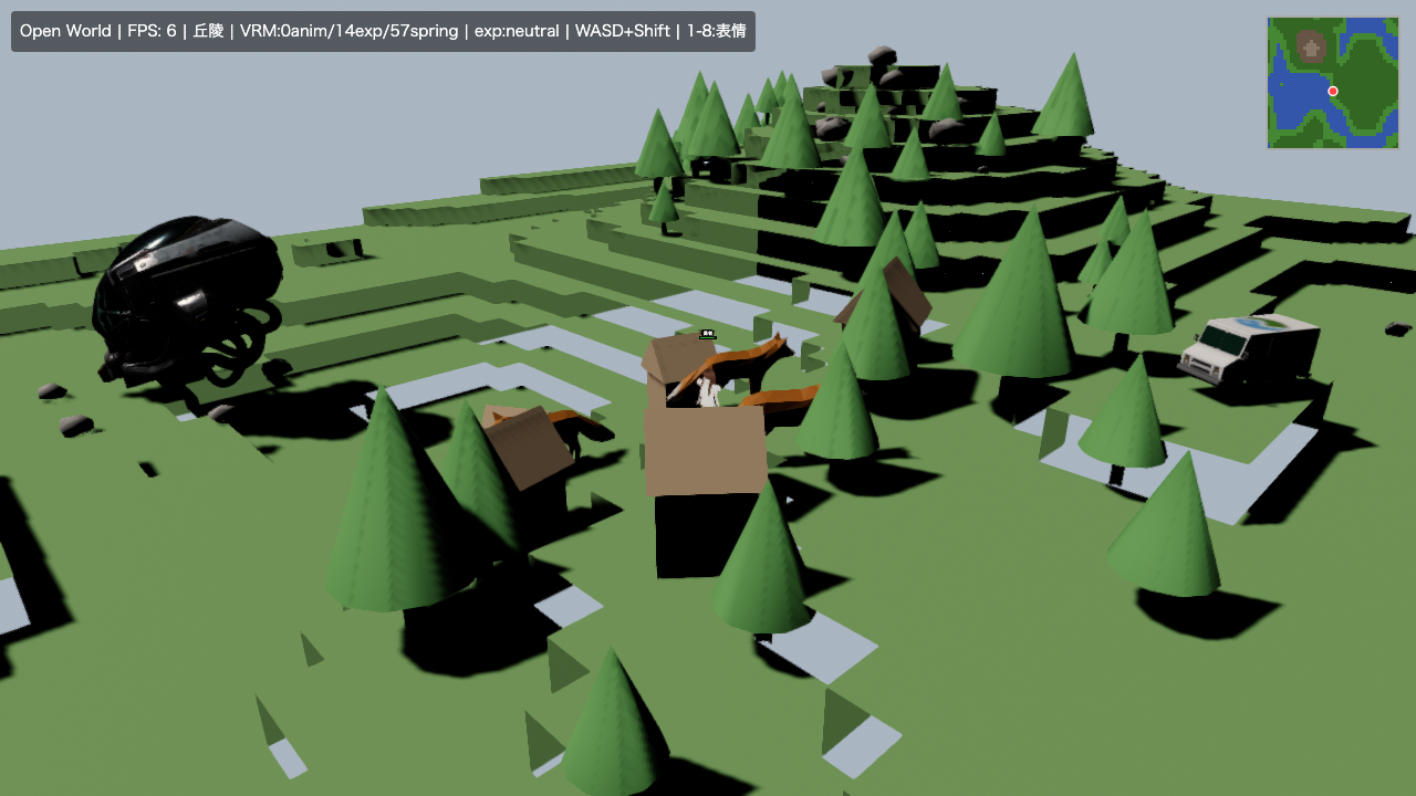 3D マップ プロトタイプ（開発中）