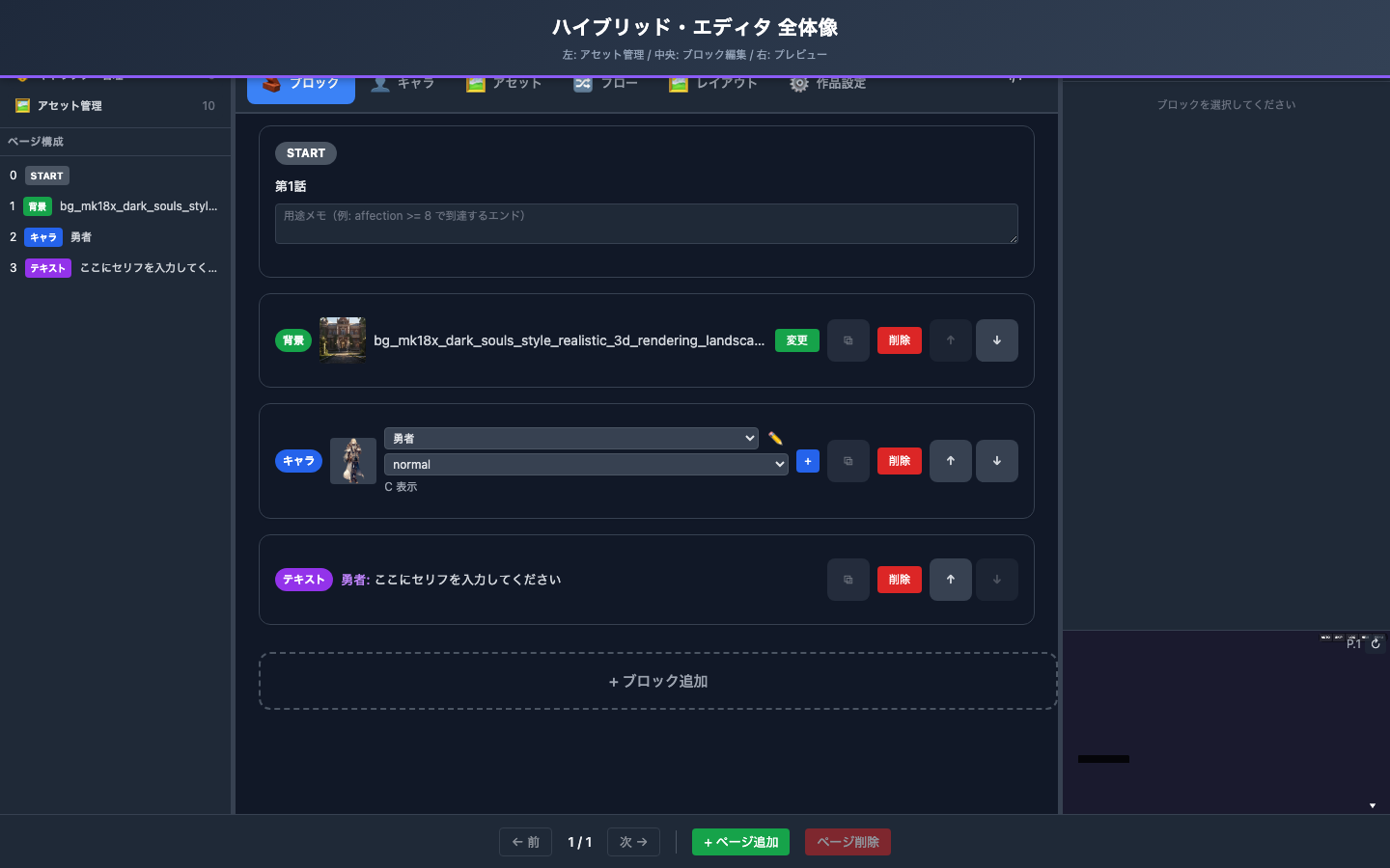 ハイブリッド・エディタ 全体像