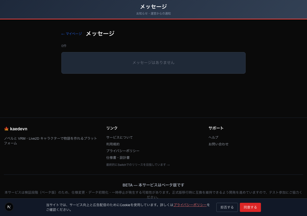 メッセージ一覧